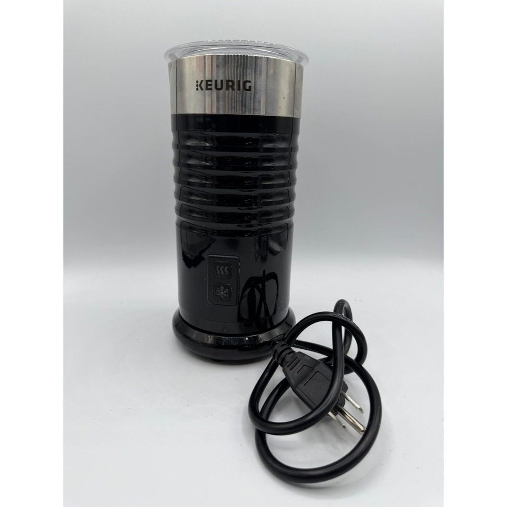 Keurig Replacement Electric Milk Frother Cup with Lid, Whisk Power Base TESTED